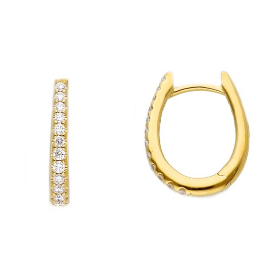 Orecchini Babila Milano Donna in Oro giallo Diamante 0.25 Ct 283973BG - 283973BG